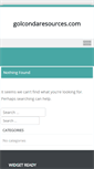 Mobile Screenshot of golcondaresources.com